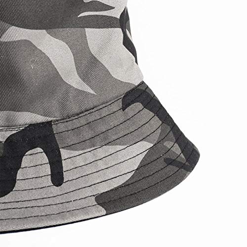 Camo Bucket Hats For Women Reversible Cotton Twill, Trendy Canvas Sun Fishing Hat Fashion Cap Packable Camouflage #TOP6