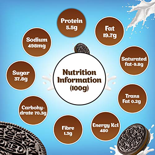 Image of Oreo Chocolate Creme Biscuit Pack, 120G(Pack Of 10),1200 Grams