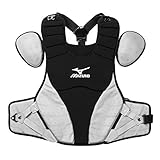Mizuno Samurai Chest Protector, Black/Grey, 16