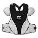 Mizuno Samurai Chest Protector, Black/Grey, 16"