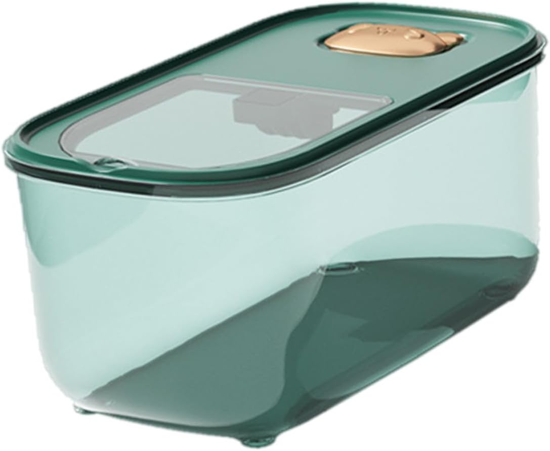 Rice Storage Container 10lb Airtight Plastic Rice Bucket with Thickened Sealing Lid Moisture for Home Kitchen Grains Storage