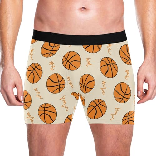 Men's Basketball Boxer Briefs Soft Comfort Sports Underwear S-XXL2