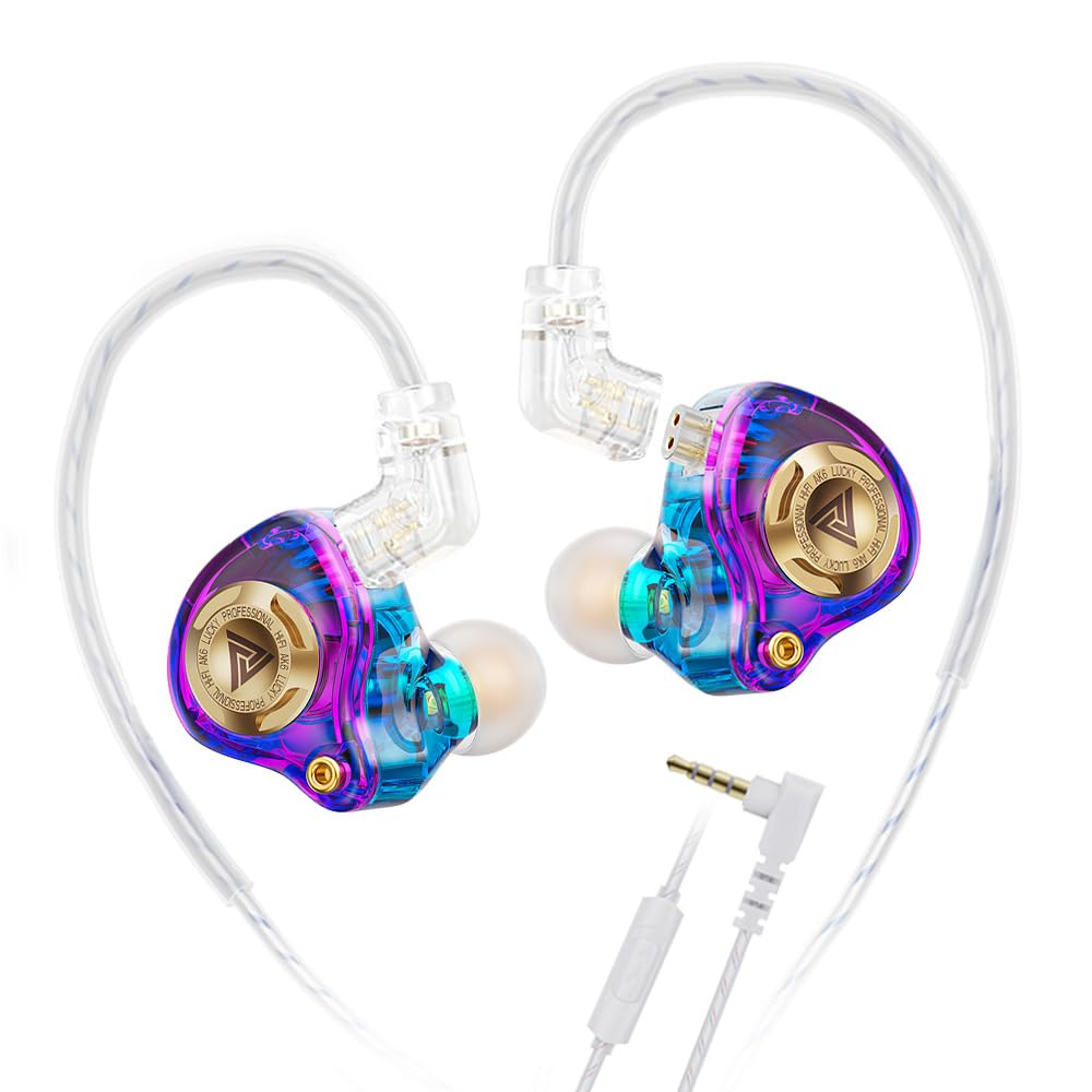 Yeabomy Qkz Ak6 Lucky in Ear Monitor, HiFi Wired Earbuds, Tunable