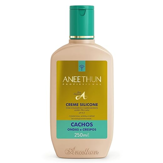 Creme de Silicone Linha A Cachos 250ml Aneethun