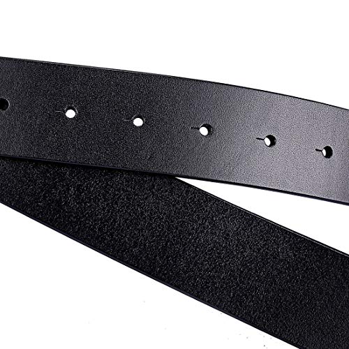 Vatee's Men's Replacement Genuine Full Grain Leather Adjustable Belt Without Buckle 1.34"(34mm)/1.5"(38mm) Wide4