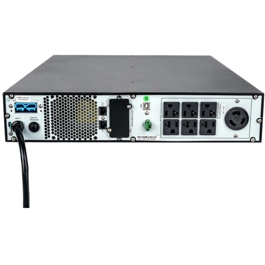 Vertiv  PSI5-800RT120 sistema UPS de alimentación ininterrumpida (UPS) 800VA 720W 120V 2U Línea interactiva AVR, 1 grupo de tomas de corriente programables (PSI5-800RT120) 7