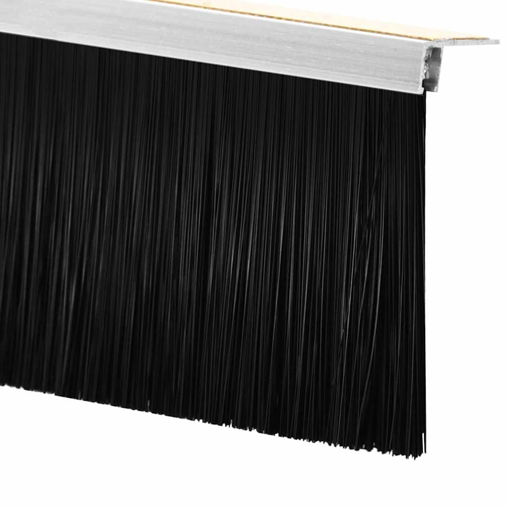 Samoprzylepne uszczelki do drzwi ze stopu aluminium, 12 szt., 100 cm, srebrne, do drzwi pokojowych i mieszkania, z izolacją akustyczną i ochroną przed włamaniem, łatwe w montażu