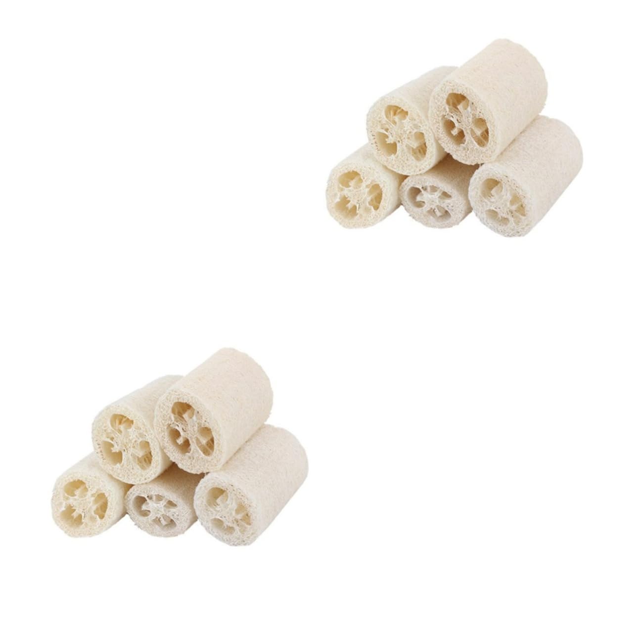 Housoutil 10piezas Esponjas De Ducha Natural De Luffa De Exfoliantes Para Cuerpo Para Baño y Limpieza Del