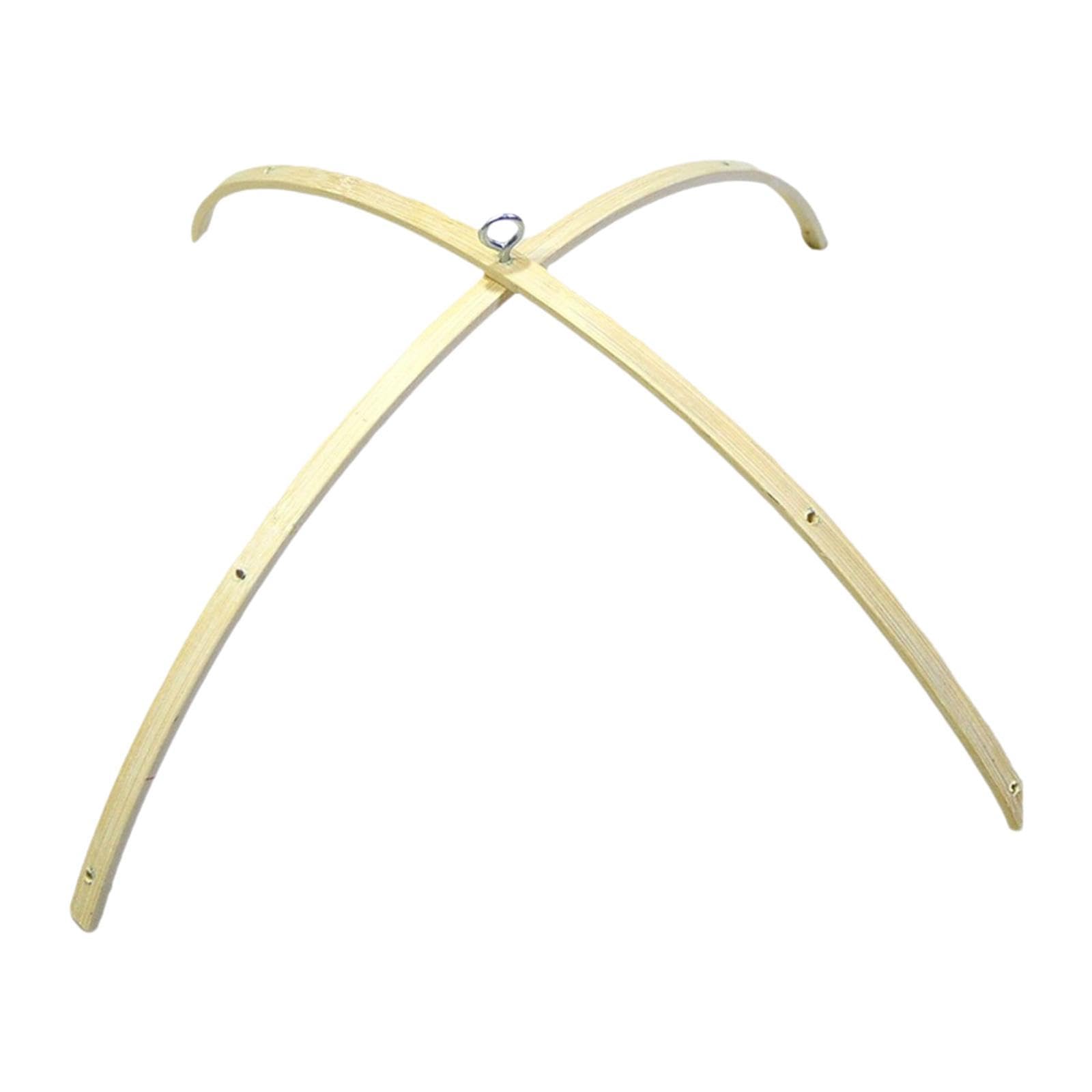 Amagogo Mobile Hanging Frame Decoration Toy, Easy to Install Gift Crib Hanger Frame, DIY Crafts for Toddlers Crib Wind Chime Birthday, 36cm