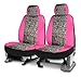CarsCover Real Pink Camo Seat Covers Maple Forest Tree Leaf Pattern Camouflage for Auto Truck Car SUV Women Style Seat Cover (9pc Low Back)