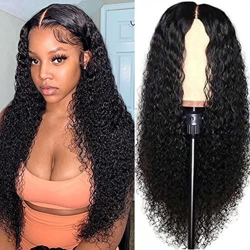 HD Lace Front Human Hair Wigs for Black Women Glueless Lace Front Wig 13x4 Kinky Curly Lace Front Wig Human Hair Pre Plucked Hairline Brazilian Hair