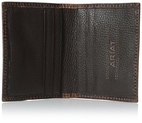 Ariat Men's Rowdy Wallets Bifold Money, Brown, One Size #TOP3