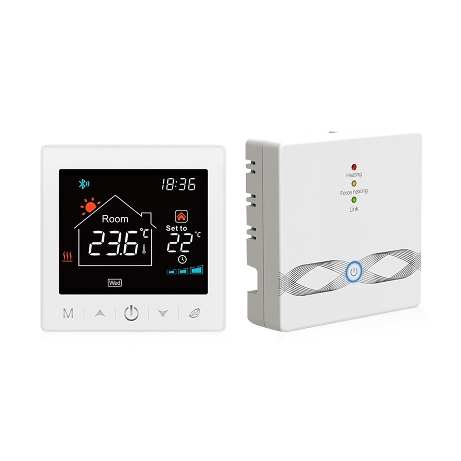 Termostat cyfrowy, Bezprzewodowy programowalny cyfrowy intelintny termostat Tuya Wi-Fi regulator temperatury kotła gazowego do sterowania ogrzewaniem w domu, dla temperatury w pomieszczeniu kontrolny