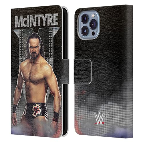 Drew McIntyre Étui Portefeuille en Cuir WWE pour Apple iPhone 14