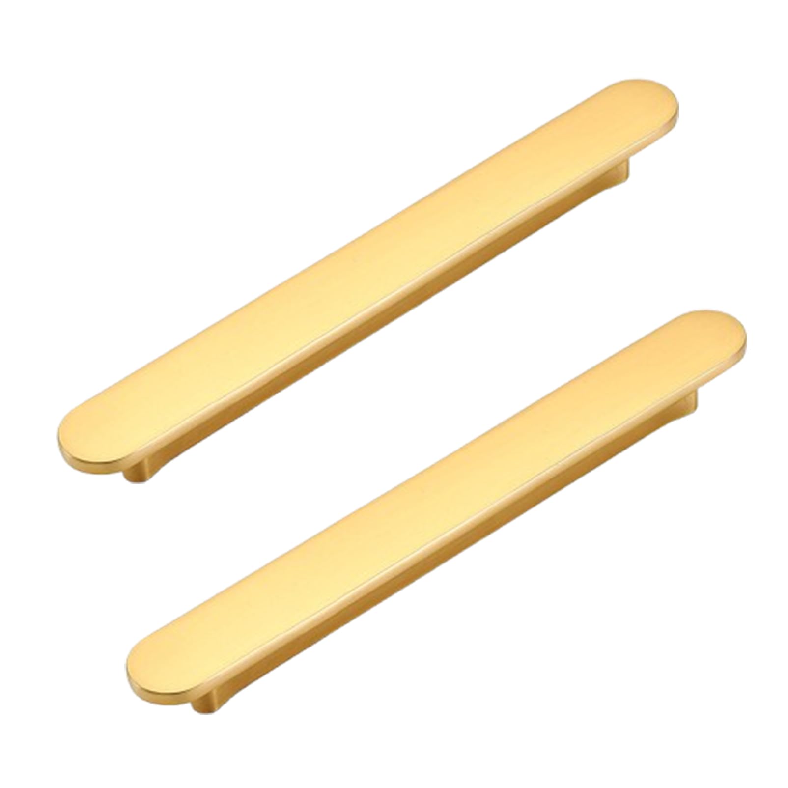 Steytemd 2 × Cupboard Handles Gold, Solid Zinc Alloy | T-Shape-128mm/5in