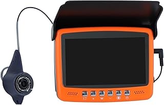 CâMera De Pesca SubaquáTica Monitor IPS De 4,3 Polegadas Câmera De Vídeo Pesca Com Cabo De 15m 1000TVL Localizador De Peixes 8 Peças Lâmpada Infravermelha Luzes Da Câmera Função ON/OFF Localizador De