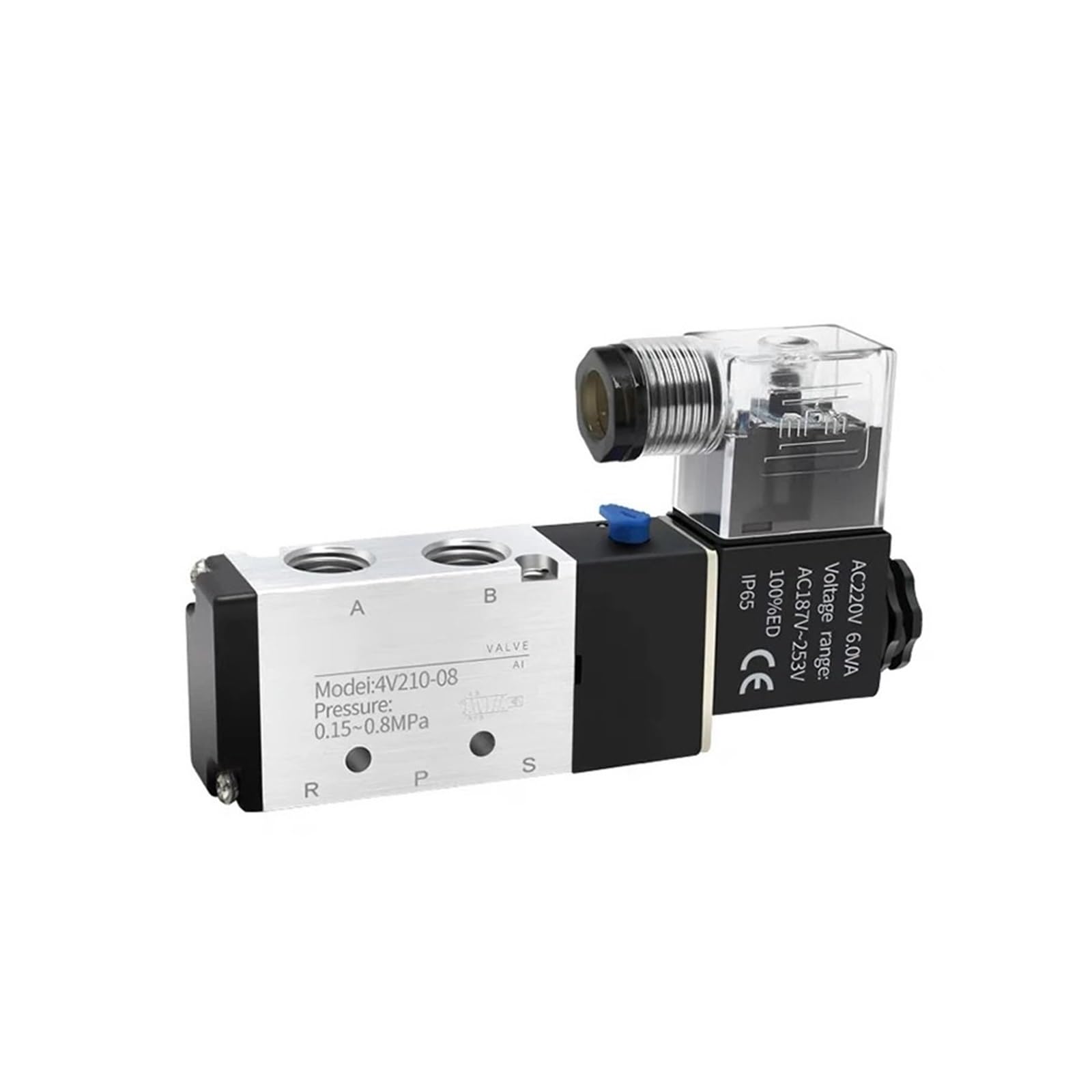 Electrovanne pneumatique 4V110-06 DC24V 5/2 voies pour collecteur d'air