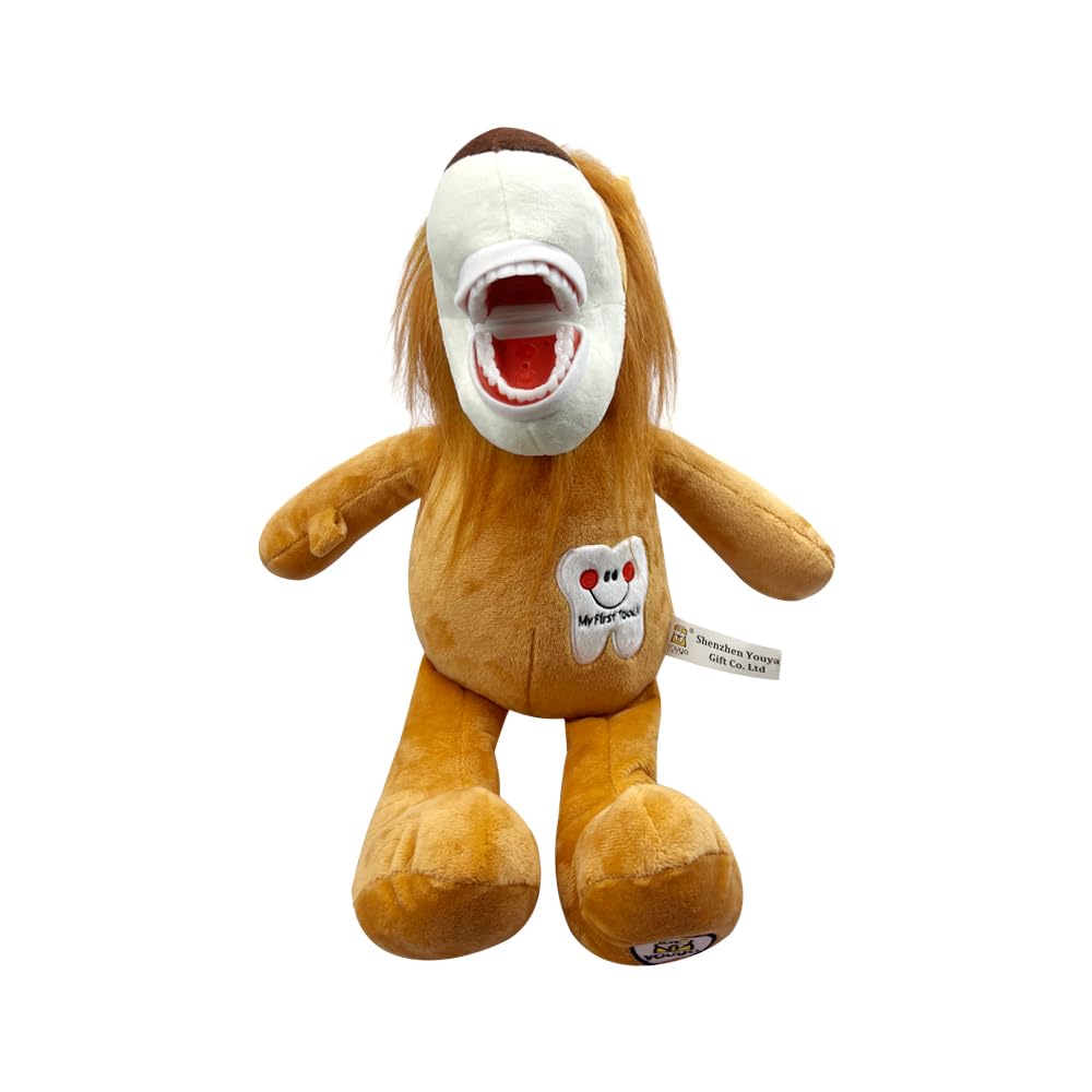 Muñeca de Peluche de Hada de Dientes, Peluche Dental de presentación de Salud bucal, marioneta de León, Hada Dental