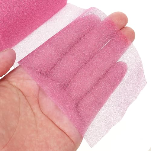 Image of Pink Badminton Grip Tape, Cushion Wrap for Badminton Racket, Shock Absorption Grip Tape for Badminton and Tennis, 7 cm x 10 m, Enhancing Grip Comfort and Better Control of The Racket