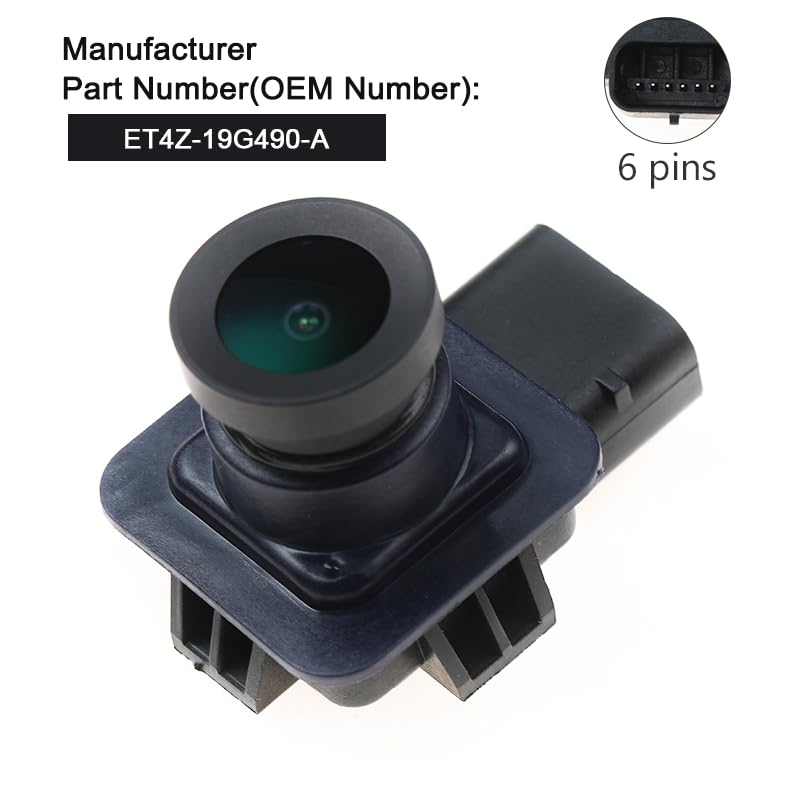 Image of YAOPEI ET4Z-19G490-A Rear Reverse Backup Camera Compatible with Ford Edge 2011-2015 Lincoln MKX 2011-2013 Reversing Park Assist Cam Replaces BT4Z-19G490-B