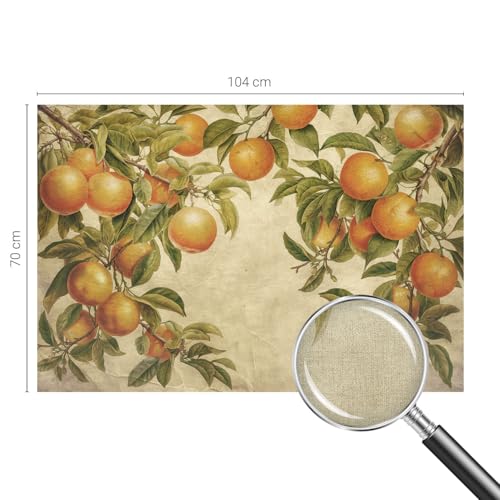 Papel pintado de ramas frutales autoadhesivo de 104x70 cm para decorar pasillos 5