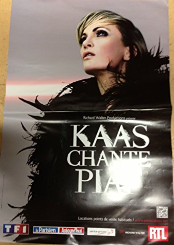 Poster Patricia Kaas pour salon et décoration murale musique 80x120