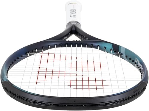 Miniatura 3 de Yonex EZONE 105 - Raqueta de tenis azul cielo (agarre de 4 38 pulgadas) encordada con PolyTour Spin 125 azul para un giro adicional y una sensación