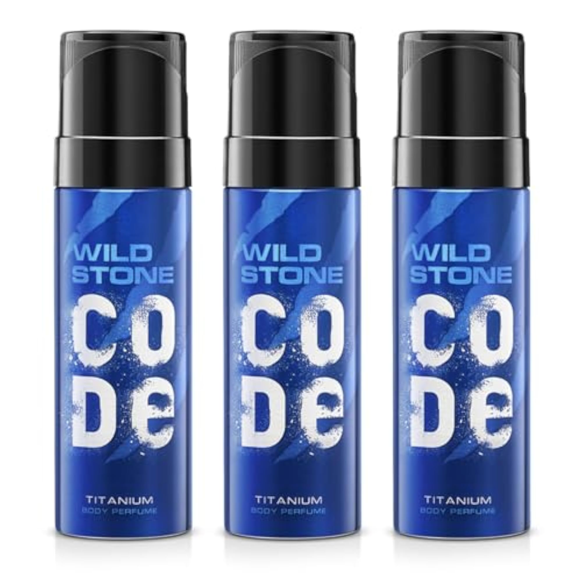 Titanium Long Lasting No Gas Body Perfume For Men, Pack Of 3