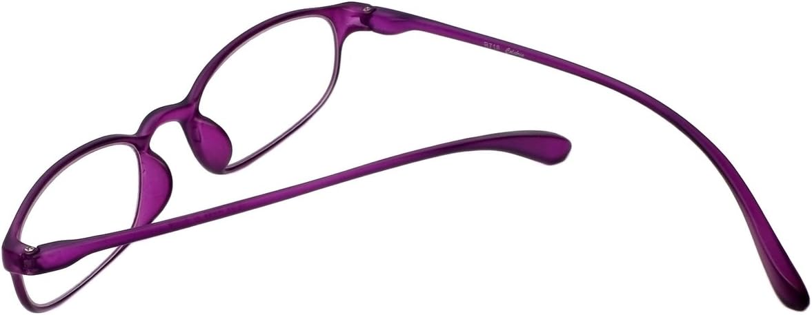 Calabria 718 Flexie Oval Reading Glasses Men/Women Bendable Single Power Readers Flexible Lightweight Durable TR-90 Frame - Image 4