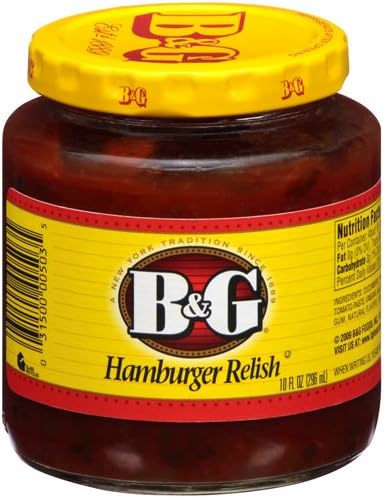 B&G Hamburger Relish (1 per pack) 10oz