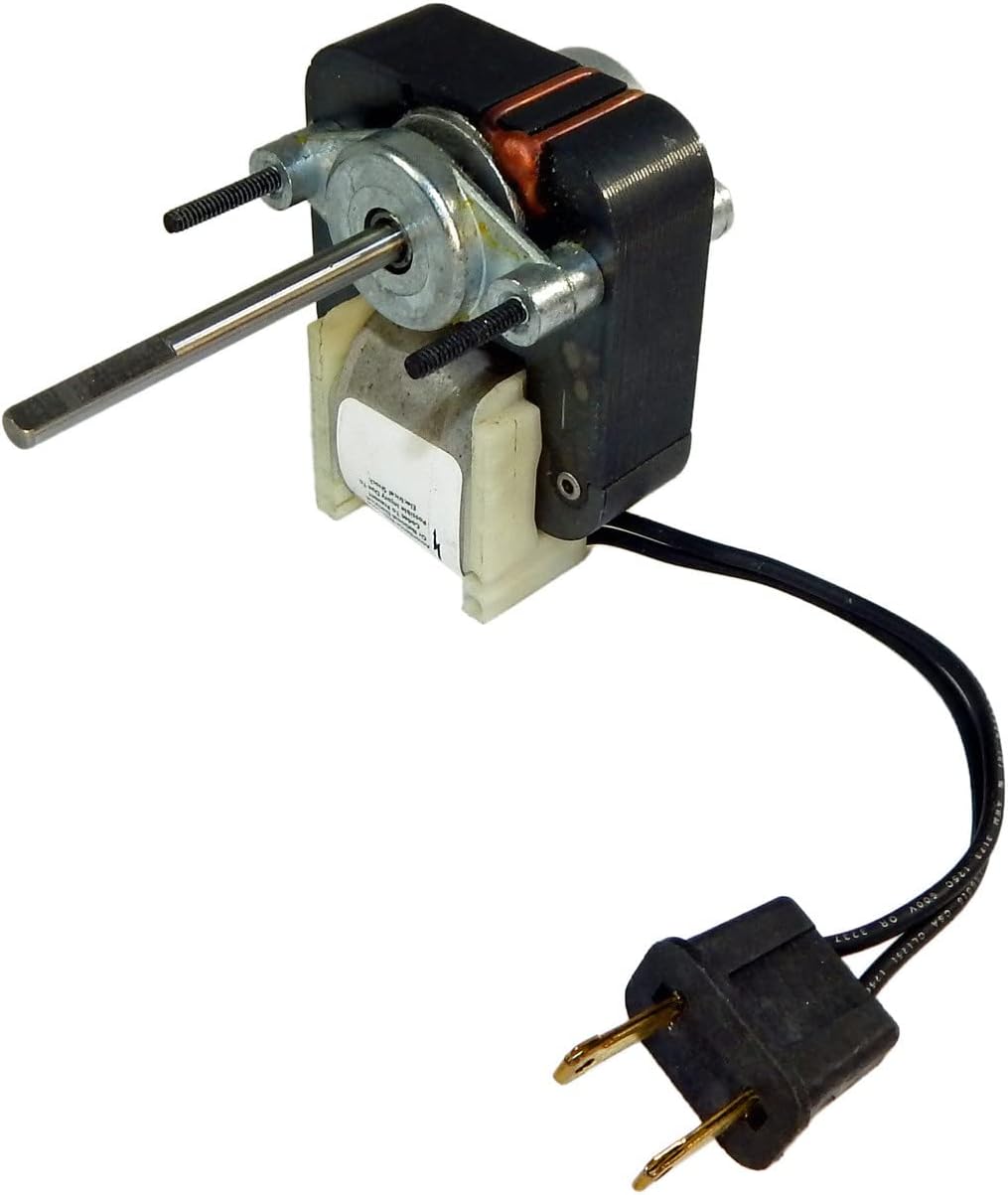 Fasco K109 C Frame Open K Line Shaded Pole OEM Replacement Electric Motor with Sleeve Bearing, 1/75HP, 3000rpm, 115VAC, 60Hz, 0.77 amps, 2.37" Shaft Length, For Vent Fan