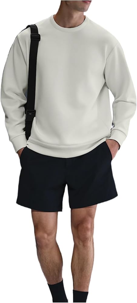 Nike 24.7 ImpossiblySoft Men's Dri-FIT Crew (HQ6964-133, Sail