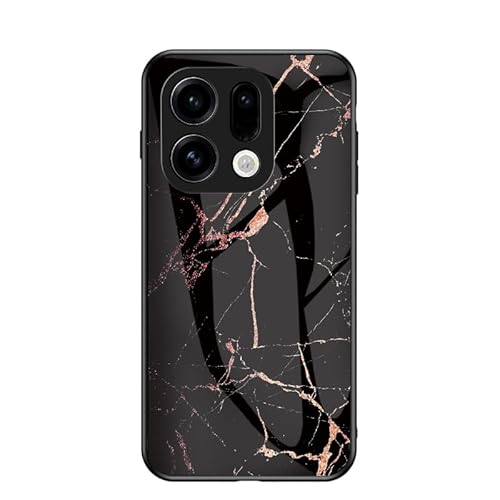 �Ή��@�� for Oppo Find X9 3 in 1 (PC Glass back panel+TPU Silicone) Anti-drop Phone Case Cover Glod