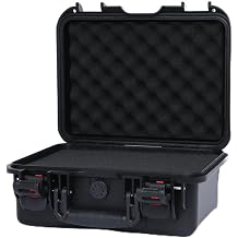 15in Waterproof Hard Case with DIY Customizable Foam Insert 13.5 x 10 x 6in Interior