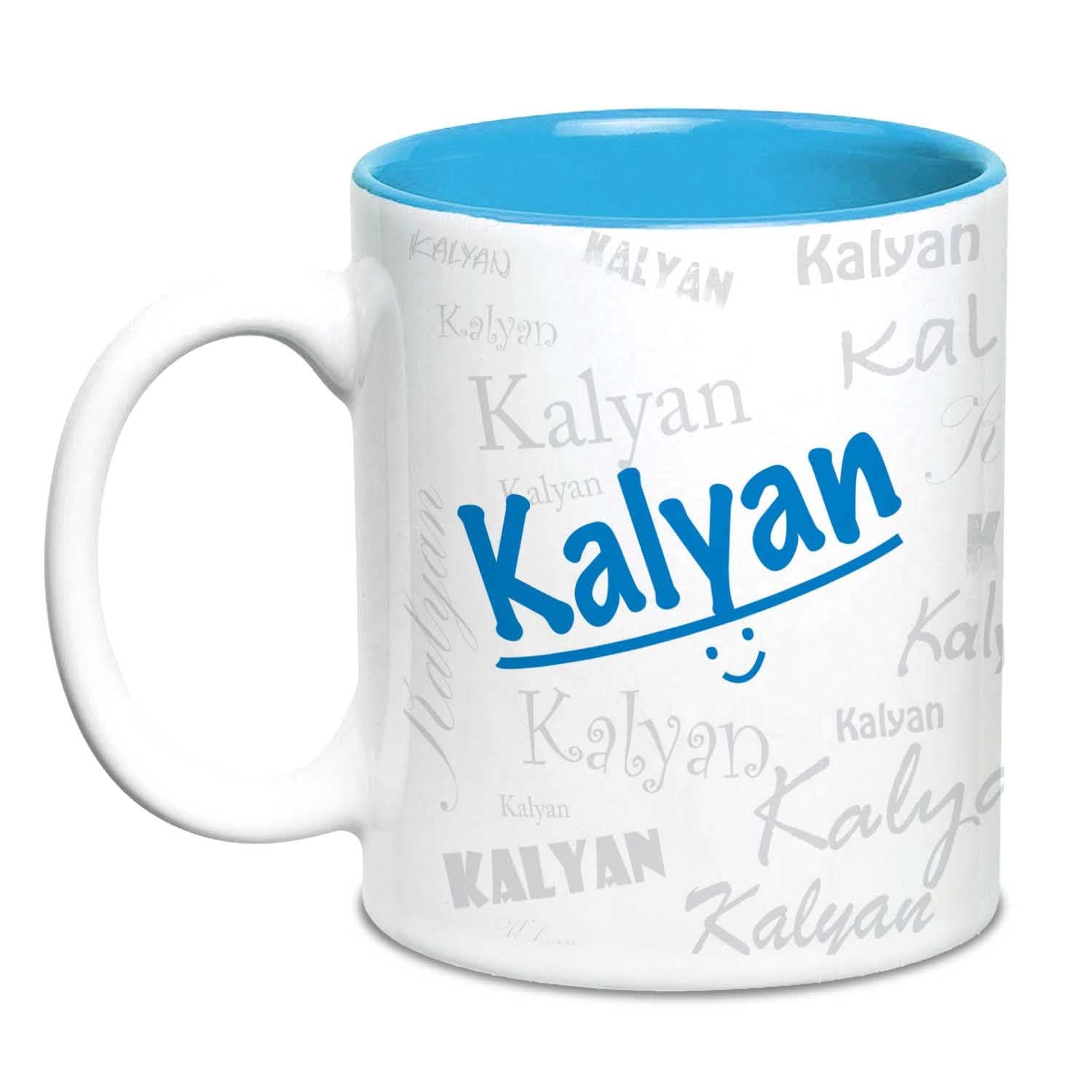 Hot MuggsHot Muggs Me Graffiti Mug - Kalyan Personalised Name Ceramic, 315ml, 1 Unit
