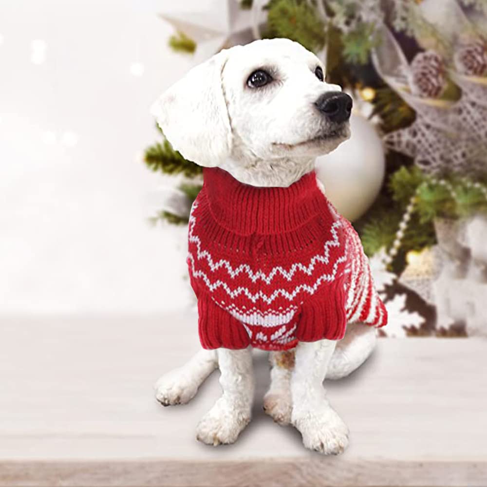 T'CHAQUE Hundepullover Mit Rollkragen – Warm & Dehnbar – Für Kleine & Mittelgroße Hunde