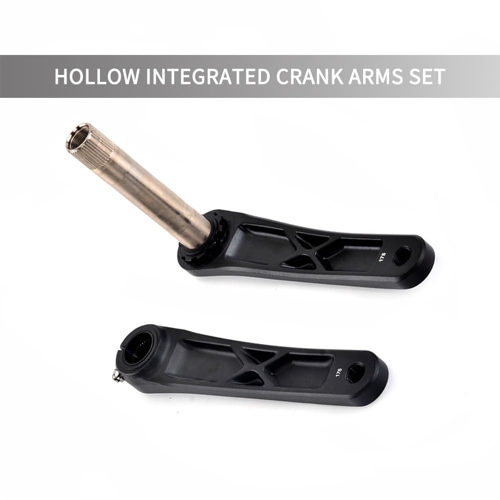 Guarnitura per Mountain Bike 170 mm 175 mm Guarniture Direct Mount Cavi Integrati Bracci Pedivella con Movimento Centrale BSA Adatto a 8-12 velocità Lega di Alluminio Ultraleggera