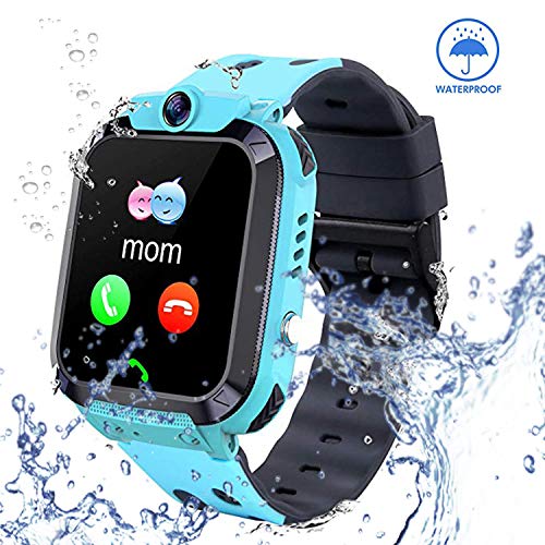 Smart Watch for Kids GPS Tracker - IP67 Waterproof Smartwatches with SOS Voice
