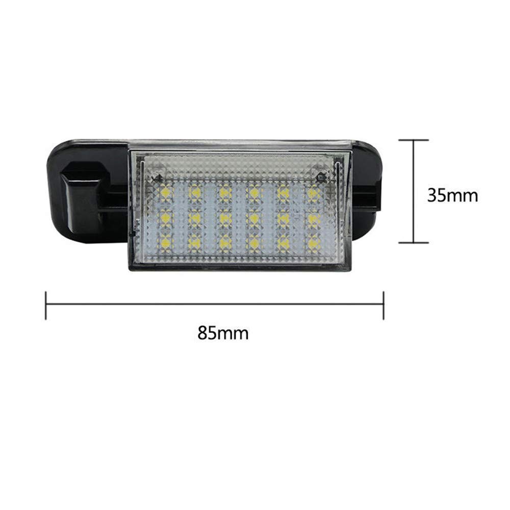 Amazon | GZLMMY 2個 LED ライセンスプレートライト2835 SMD