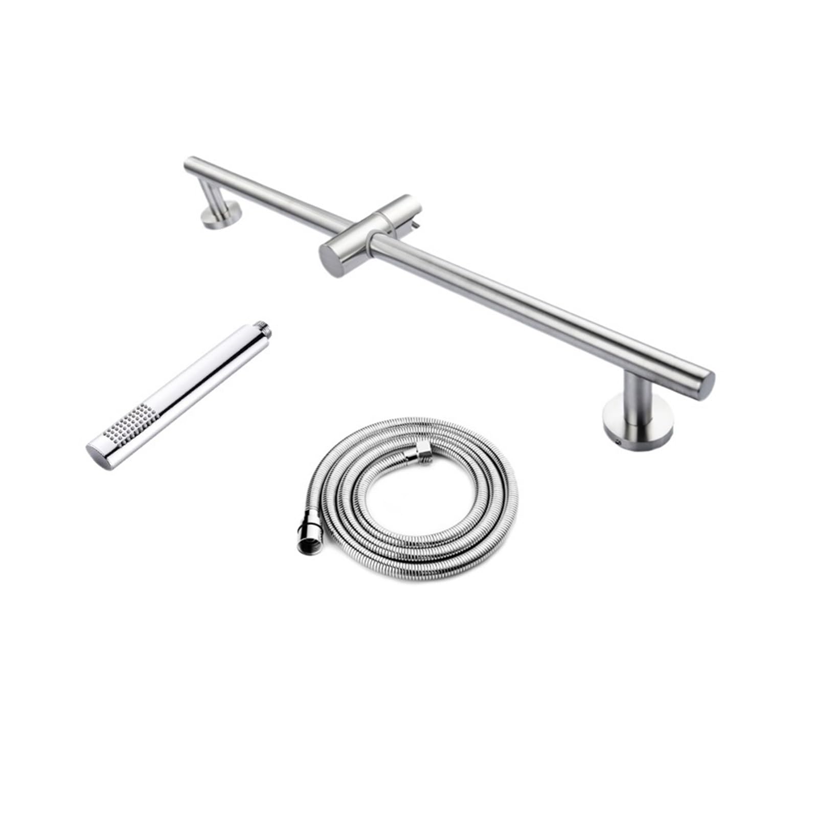 Ensemble de douche à main réglable et mural pour remplacer votre colonne fixe inconfortable