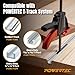 POWERTEC 2 PK Tracksaw Track Guide Rail Clamp, 8-3/4 Inch Quick Release Clamps for Circular Saw Guide Rail System, Woodworking, 71423