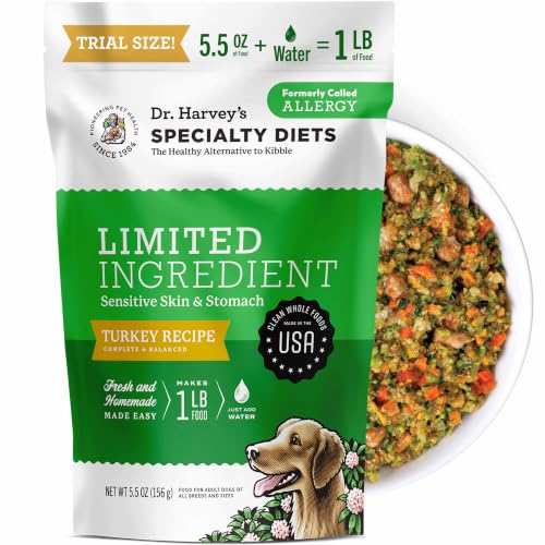 Dr. Harvey's Dinde Alimentation Spécialisée Chien 5.5oz