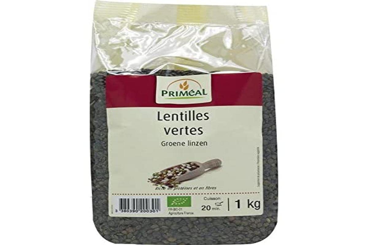 Priméal Lentilles Vertes France 1 kg