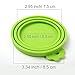 SLSON 4 Pack Pet Food Can Covers Universal Cat Dog Food Can Lids 1 Fits 3 Standard Size Cat Can Cover Lid Tops for Pet Food Storage (Blue+Green+Pink)