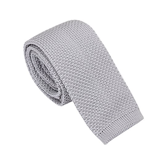 Angelshop Vintage Casual Tie Mens Solid 2" Skinny Basic Designed Knit Neck Tie 4Pcs #TOP6