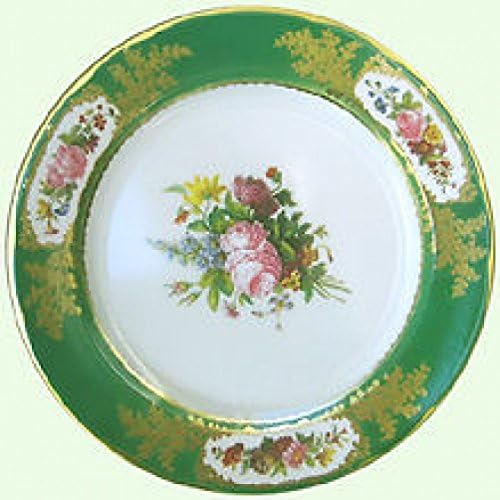 Devonshire Chatsworth Serves Green Painted Tin Enamel Plate - Picnic or Camping