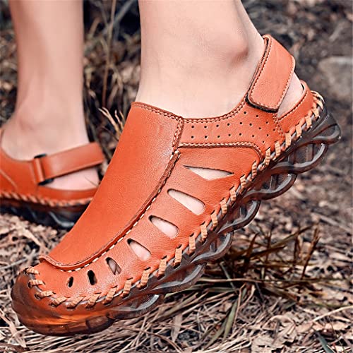 Outdoor Sandals Men's Shoes Large Size Comfortable Sandals Men's Sandals Hiking Casual Shoes Men(D,43 Code)3