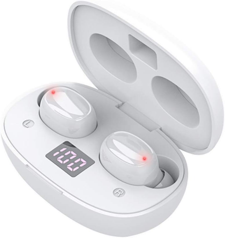 BTH-275 True Wireless Earbuds BT 5.0 Headphones TWS Stereo Earphones with Touch Control LED Power Display Noise Canceling Technology Long Playtime for Gaming Sports Music