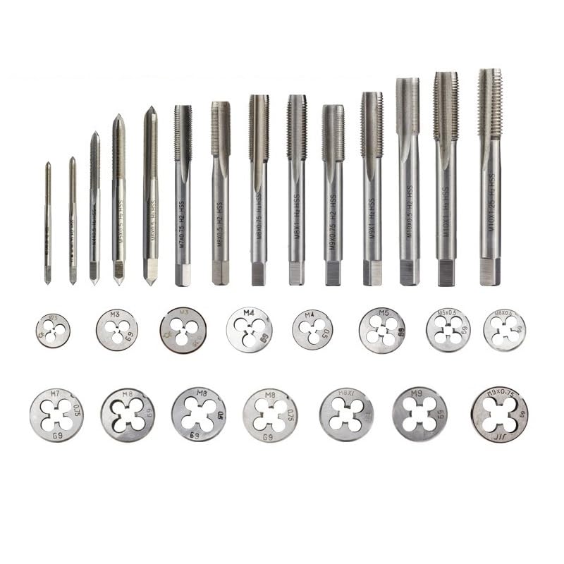 Macho de roscar y terrajar de Mano Derecha, Herramienta de roscado de máquina HSS, Macho de roscar, Juego de 2 Piezas M15 x 1,25
