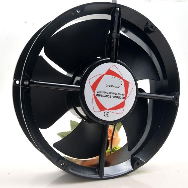 DP20060A2 MQ22060HBL 220-240V AC 0.65A 220x220x60mm High Airflow Axial Fan 22CM for Industrial Cabinets